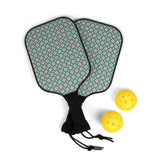 Boho Pickleball Set - Stylish Racket Kit for Fun Games, Sporty Gift, Outdoor Activity, Active Lifestyle, Summer Fun The Aurora Touch