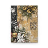 Festive Cat Hardcover Journal, Cute Christmas Notebook, Holiday Gift, Planner for Cat Lovers, Winter Journal, Seasonal Diary The Aurora Touch