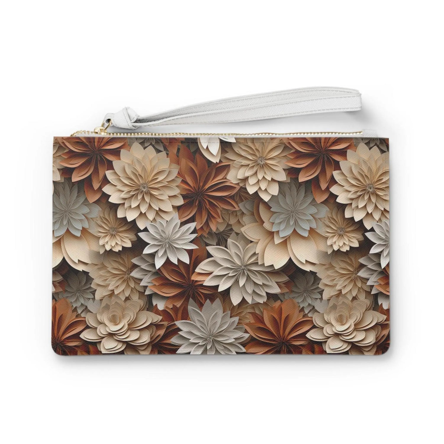 Elegant Floral Clutch Bag, Stylish Wristlet for Weddings, Parties, Everyday Use, Perfect Gift for Her, Boho Chic Accessory The Aurora Touch