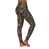 Bohemian High Waisted Yoga Leggings, Comfortable Activewear Tights, Fit for Yoga, Pilates, Fitness, Dance, Workout The Aurora Touch
