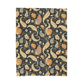 Bohemian Paisley Velveteen Plush Blanket, Cozy Throw for Home Decor, Stylish Gift, Bedroom Accent, Perfect for All Seasons