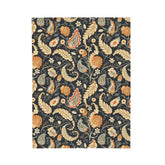 Bohemian Paisley Velveteen Plush Blanket, Cozy Throw for Home Decor, Stylish Gift, Bedroom Accent, Perfect for All Seasons