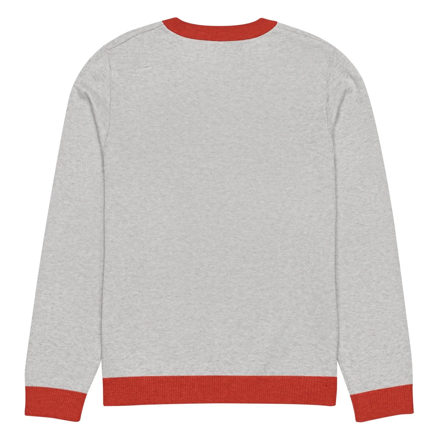 Festive Knitted Christmas Fun Cat Design Crew Neck Sweater – Purrfect Holiday Style