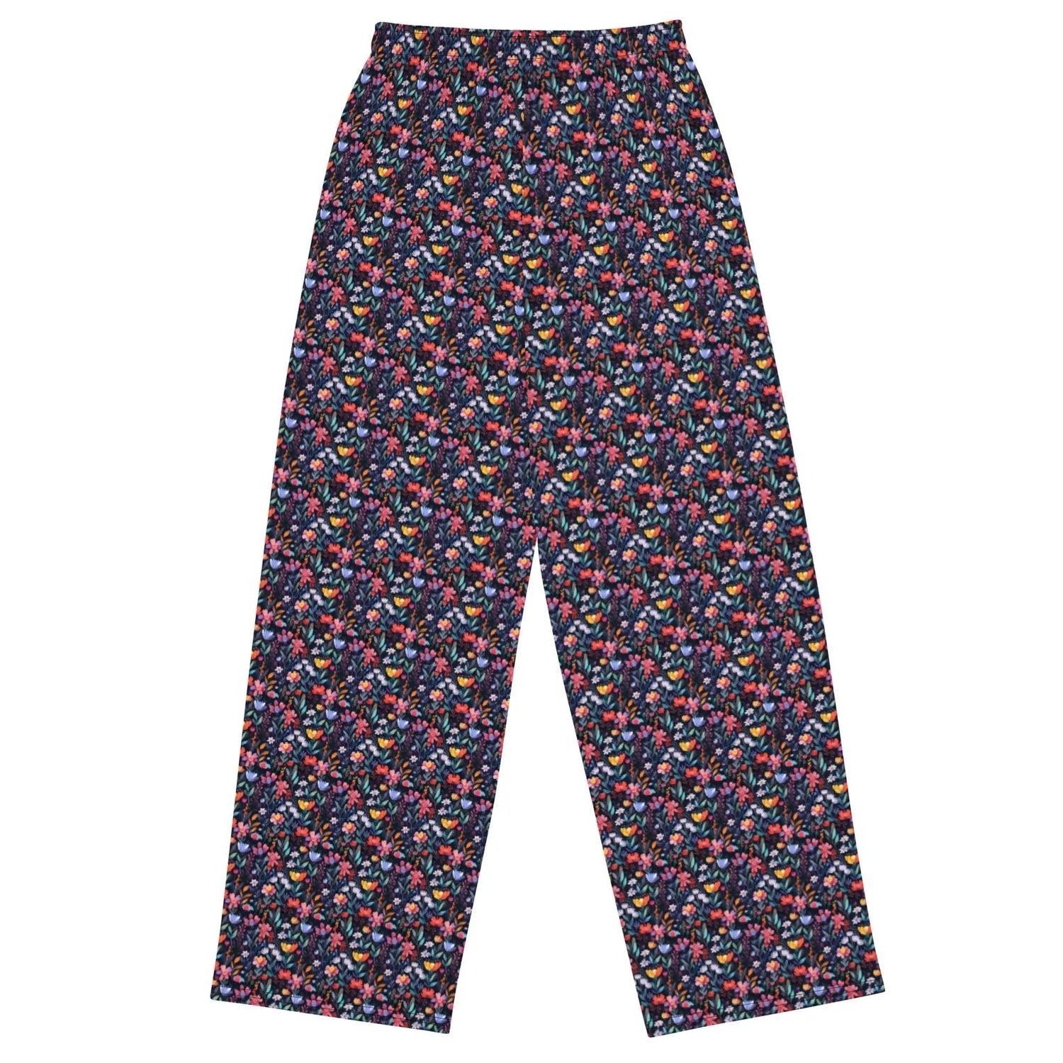 Vibrant Women’s All-Over Print Wide-Leg Pants - Colorful, Comfortable, and Chic