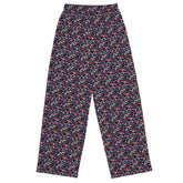 Vibrant Women’s All-Over Print Wide-Leg Pants - Colorful, Comfortable, and Chic