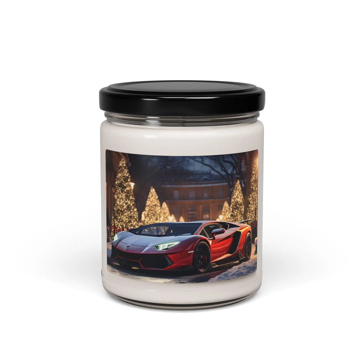 Soy Candle, Lamborghini Apple Scented Holiday Aromatherapy Best Gift - 9oz, Decorative Candle, Luxury Home Fragrance, Unique Present, The Aurora Touch