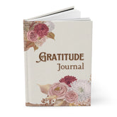 Gratitude Journal | Floral Hardcover Journal, Mindfulness Notebook, Daily Reflection Book The Aurora Touch