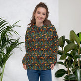 Ultra Comfy All Over Print Hoodie - Chic & Stylish Women&