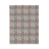 Victorian Style 3D Velveteen Plush Blanket Throw - Soft Cozy Home Decor, Warm Winter Gift, Luxury Bedding, Elegant Couch Accent, Unique