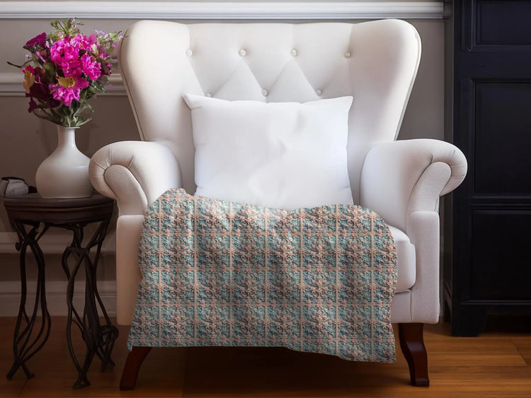 Victorian Style 3D Velveteen Plush Blanket Throw - Soft Cozy Home Decor, Warm Winter Gift, Luxury Bedding, Elegant Couch Accent, Unique The Aurora Touch