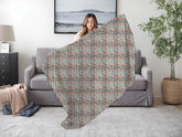 Victorian Style 3D Velveteen Plush Blanket Throw - Soft Cozy Home Decor, Warm Winter Gift, Luxury Bedding, Elegant Couch Accent, Unique