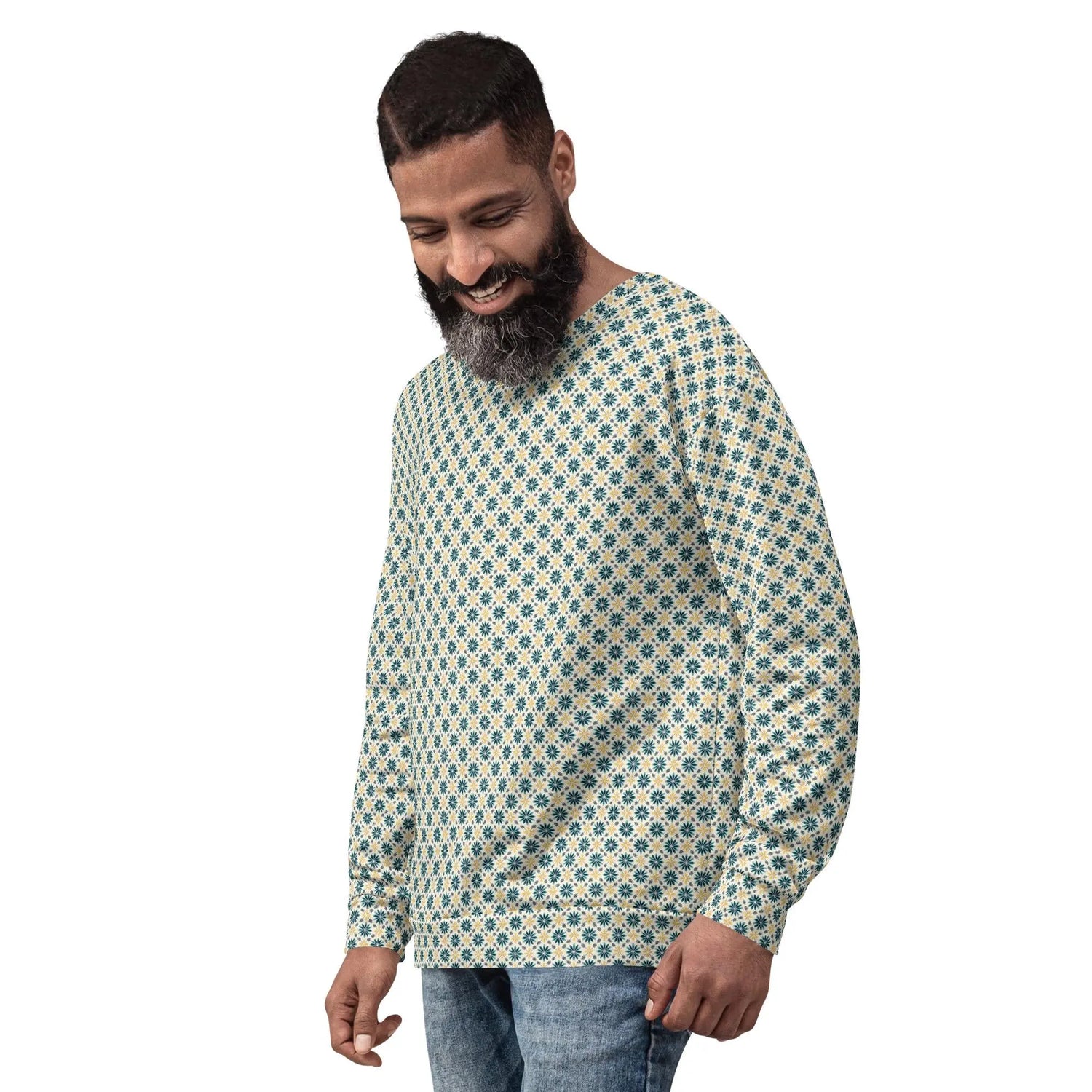 Men’s All-Over Print Casual Sweatshirt | Fashionable Unisex Pullover | Trendy Graphic Hoodie | Cozy, Comfortable & Stylish Sweatshirt