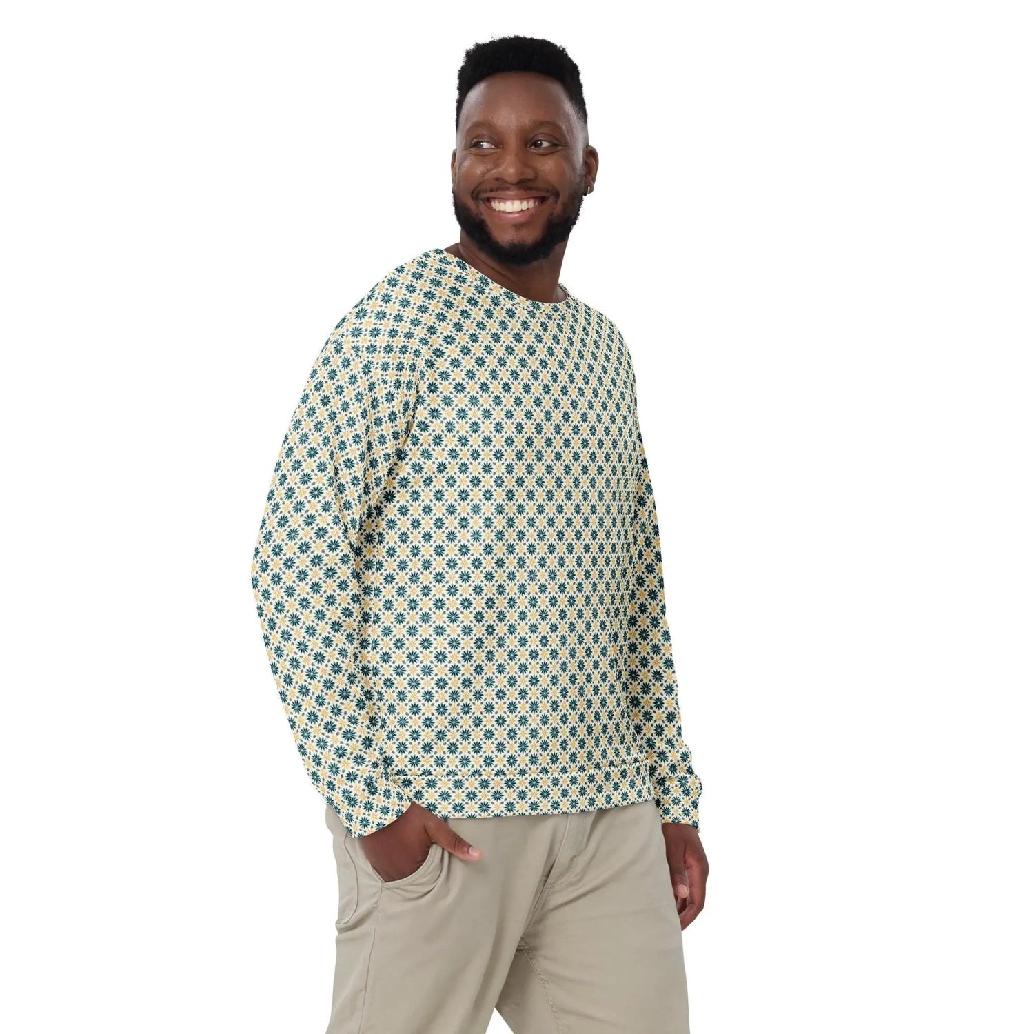 Men’s All-Over Print Casual Sweatshirt | Fashionable Unisex Pullover | Trendy Graphic Hoodie | Cozy, Comfortable & Stylish Sweatshirt