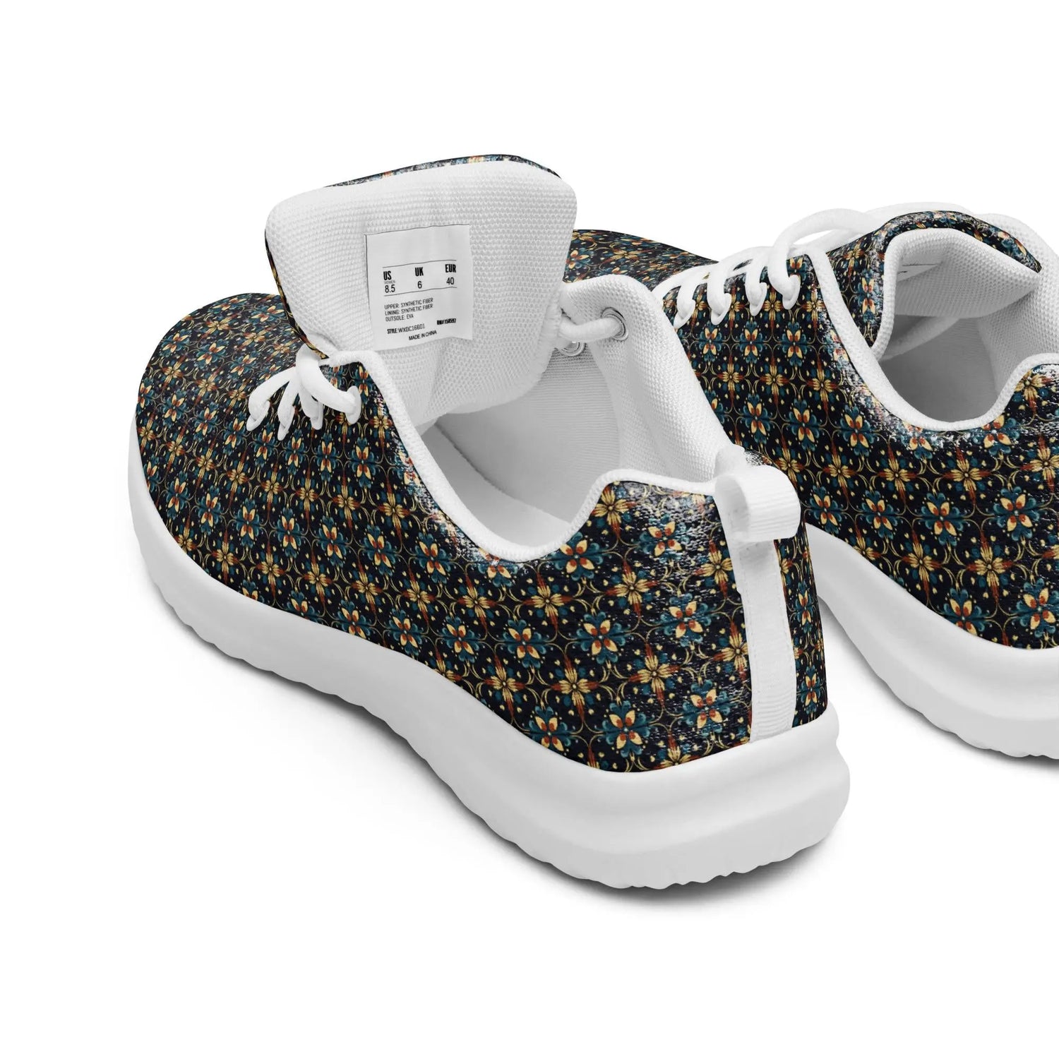 Geometric All-Over Pattern Men’s Athletic Shoes – Trendy, Comfortable, Stylish Casual Sneakers for Everyday Wear & Sports