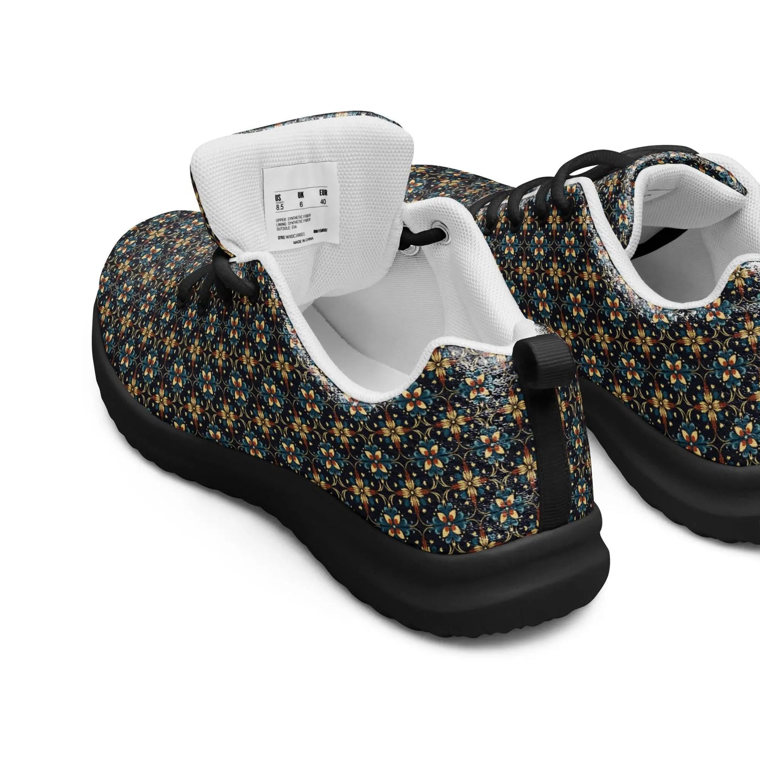 Geometric All-Over Pattern Men’s Athletic Shoes – Trendy, Comfortable, Stylish Casual Sneakers for Everyday Wear & Sports