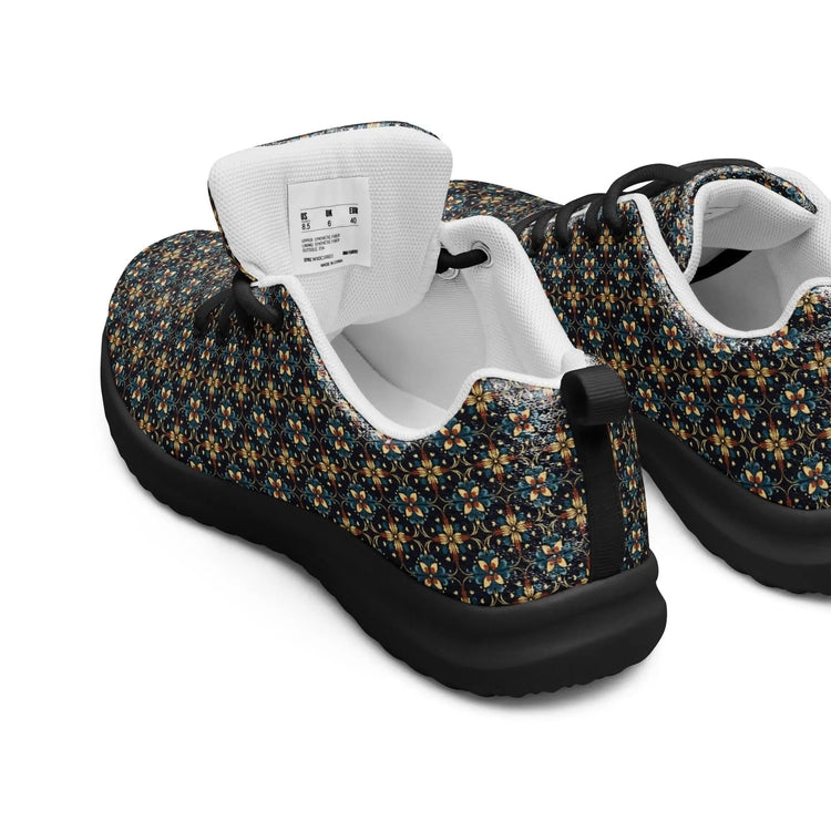 Geometric All-Over Pattern Men’s Athletic Shoes – Trendy, Comfortable, Stylish Casual Sneakers for Everyday Wear & Sports