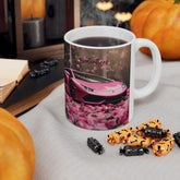 Pink Lamborghini Personalized Ceramic Mug 11oz, Holiday Gift Idea for Her, Sassy Gift, Business Women Gift, Gift for Boss, Gift for Her The Aurora Touch