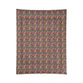 Vibrant Floral Comforter, Cozy Bedroom Blanket, Boho Bedding, Colorful Quilt, Perfect for Spring Decor, Great for Gifts