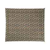 Bohemian Comforter, Cozy Bedding, Bedroom Decor, Festival Home Accent, Unique Printed Blanket, Ethnic Design Art