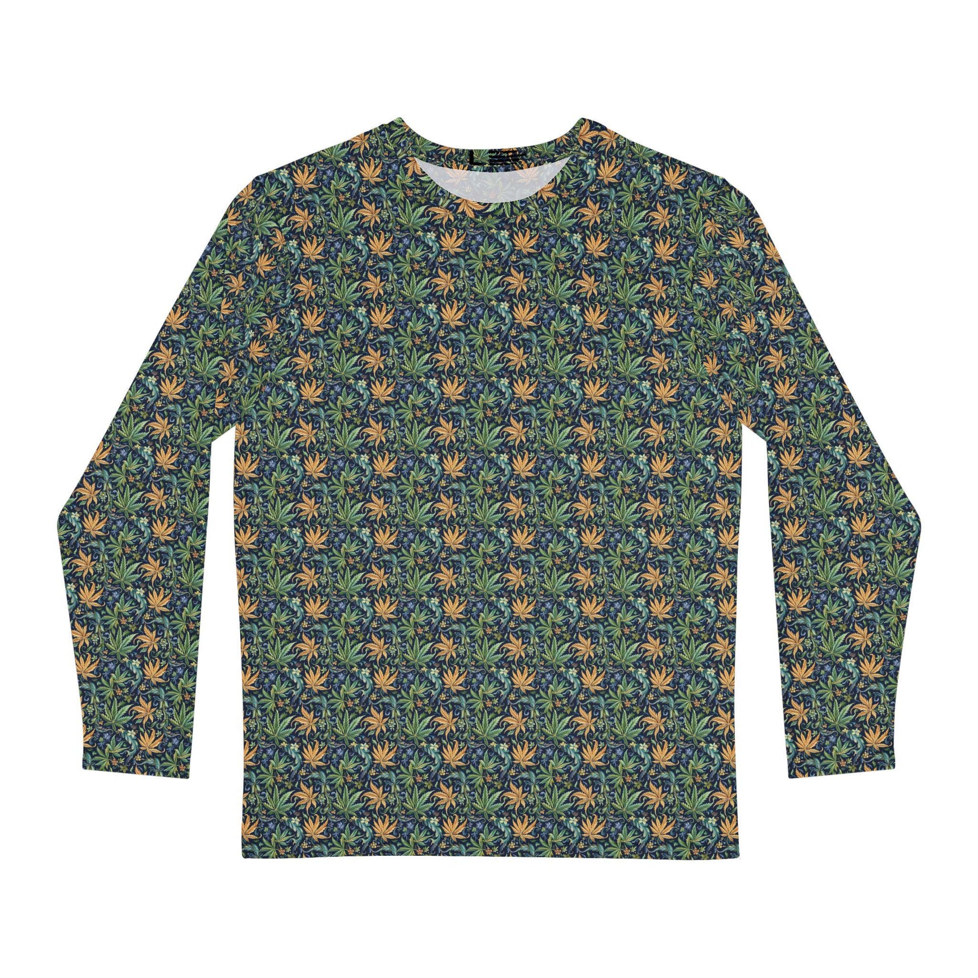 Tropical Vibe Men's Long Sleeve Shirt - Perfect for Beach Days, Casual Outings, Gift for Him, Summer Style, Relaxed Fit