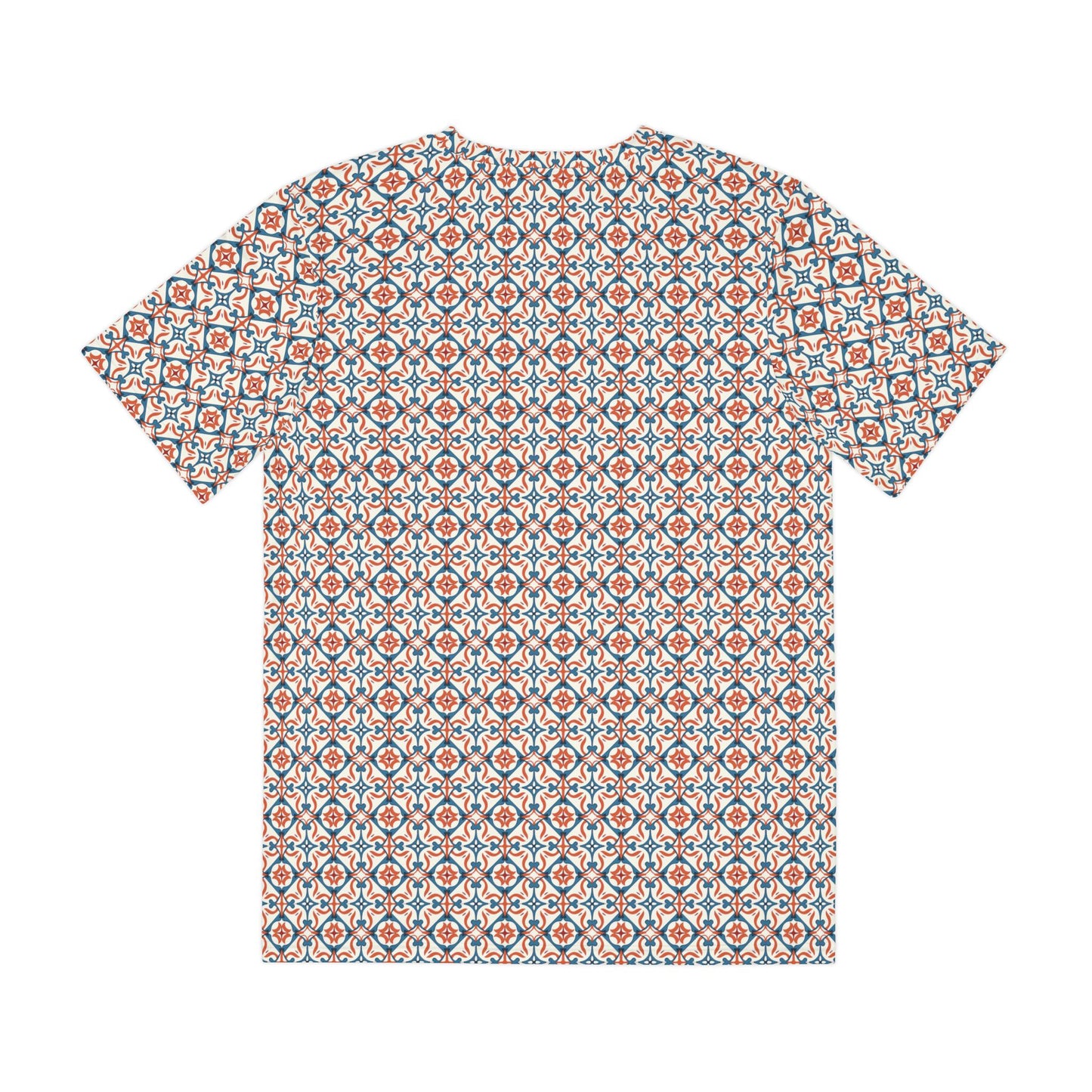 Stylish Men's Polyester Tee - Geometric Print, Casual Wear, Summer Fashion, Gift for Him, Outdoor Events, Graphic Tee