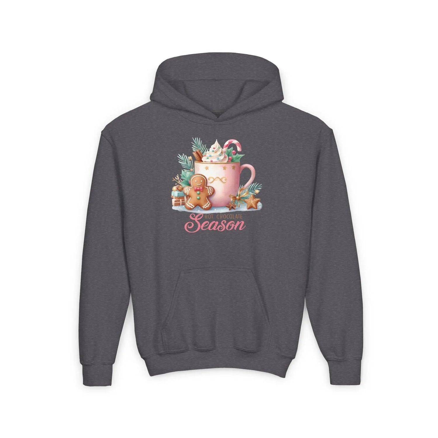 Cozy Hot Chocolate Sweatshirt for Kids, Winter Apparel, Christmas Gift, Holiday Hoodie, Seasonal Fashion, Cute Kids Clothing