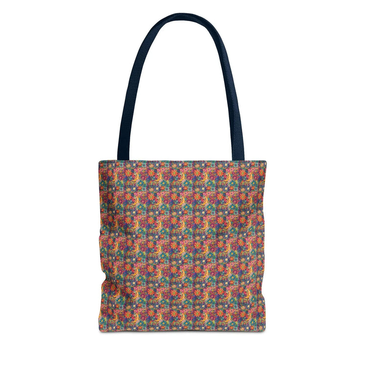 Vibrant Floral Tote Bag, Eco-Friendly Shopping Bag, Beach Tote, Gift for Her, Summer Accessory, Reusable Grocery Bag