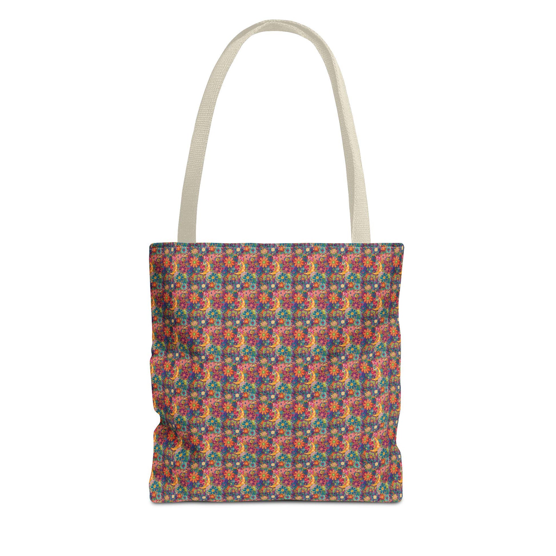 Vibrant Floral Tote Bag, Eco-Friendly Shopping Bag, Beach Tote, Gift for Her, Summer Accessory, Reusable Grocery Bag