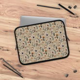 Floral Laptop Sleeve, Nature-Inspired Tech Case, Perfect Gift for Students, Eco-Friendly Accessory, Laptop Bag for Travel, Mother&