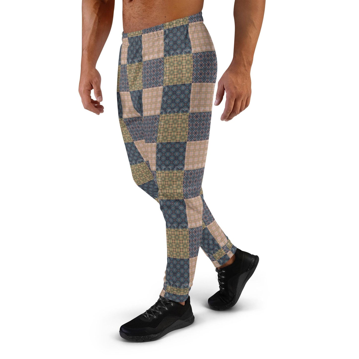 Men&#39;s Geometric Pattern Joggers | Trendy, Stylish, Comfortable Fashionable Activewear | Perfect for Casual & Streetwear Outfits