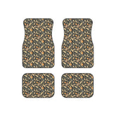 Bohemian Car Mats Set of 4, Artistic Auto Flooring, Vintage Style Car Accessories, Unique Gift for Travelers, Car Decor