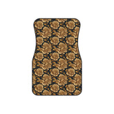 Elegant Floral Car Mats Set, Stylish Floor Mats for Cars, Vintage Rose Design for Home Decor, Unique Gift for Car Lovers, Car Accessories