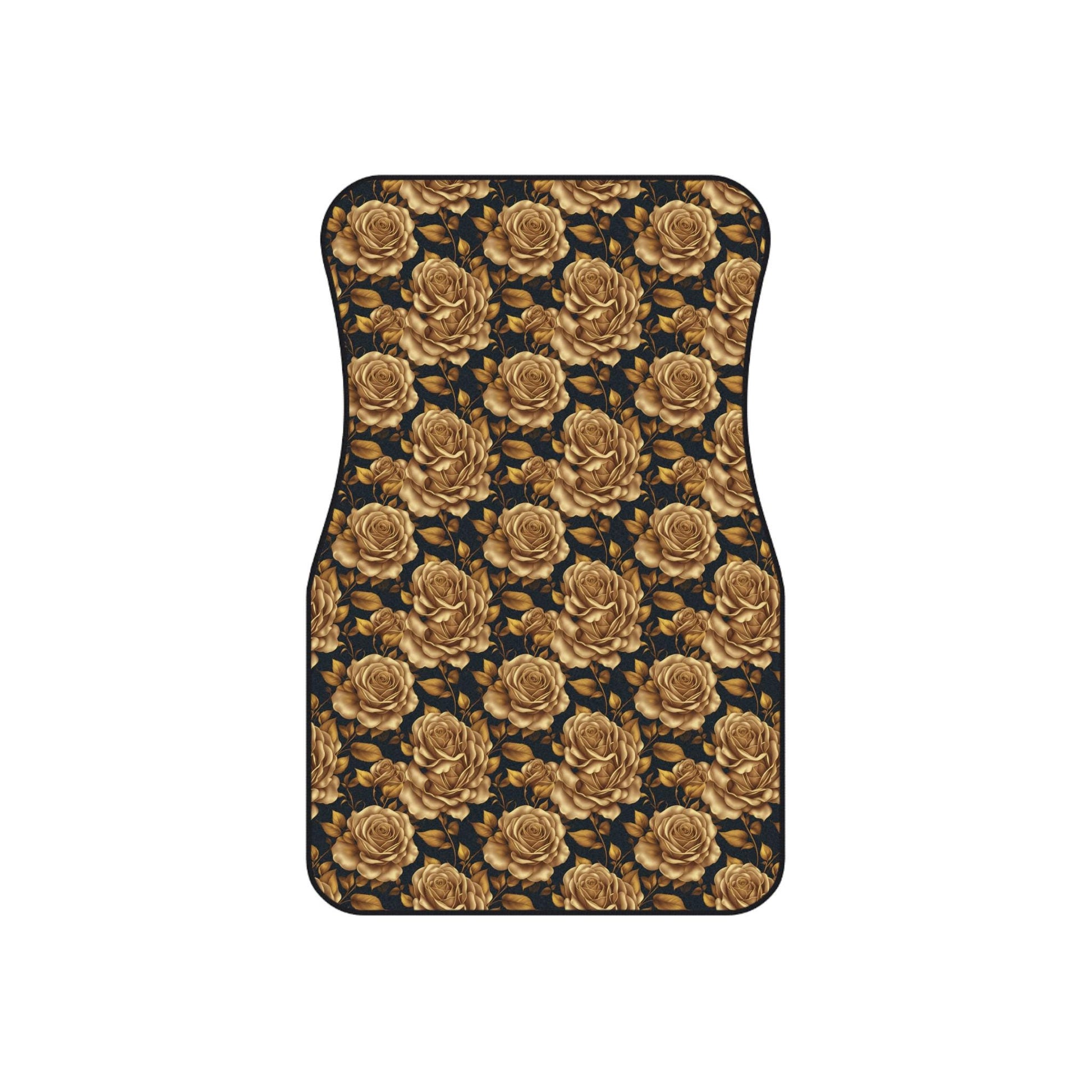 Elegant Floral Car Mats Set, Stylish Floor Mats for Cars, Vintage Rose Design for Home Decor, Unique Gift for Car Lovers, Car Accessories