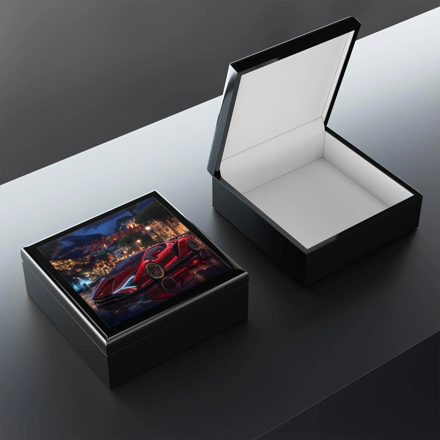Luxury Car Jewelry Box, Personalized Gift, Elegant Storage, Car Enthusiast Keepsake, Holiday Presents