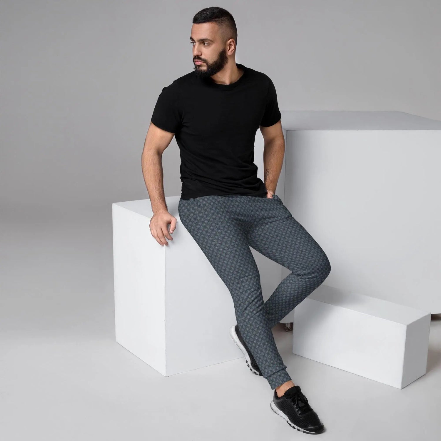 Geometric All Over Pattern Men&