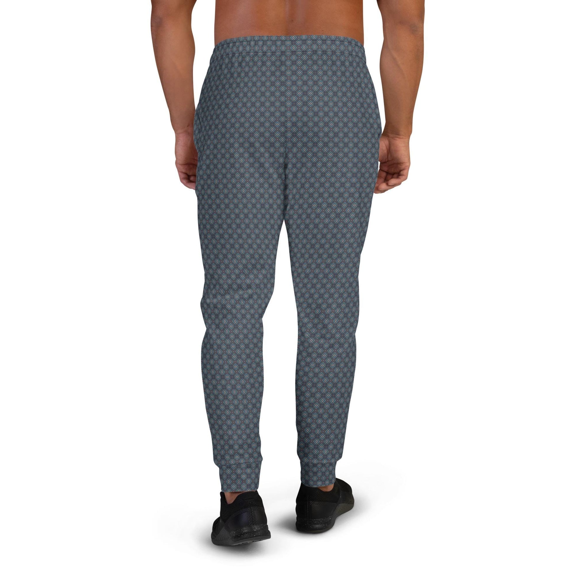 Geometric All Over Pattern Men&#39;s Joggers - Trendy, Comfortable, Stylish Athletic Wear - Modern Design Jogging Pants - Urban Fashion For Him