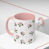 Charming Floral Accent Coffee Mug - Perfect for Tea Lovers, Gift Ideas, Mothers Day, Unique Home Decor, Floral Kitchenware