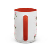 Charming Floral Accent Coffee Mug - Perfect for Tea Lovers, Gift Ideas, Mothers Day, Unique Home Decor, Floral Kitchenware