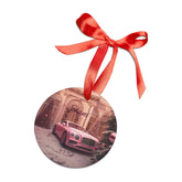 Personalized Acrylic Holiday Ornament, Christmas Decoration, Custom Car Ornament, Unique Gift, Tree Decor 2024, Pink Bentley The Aurora Touch