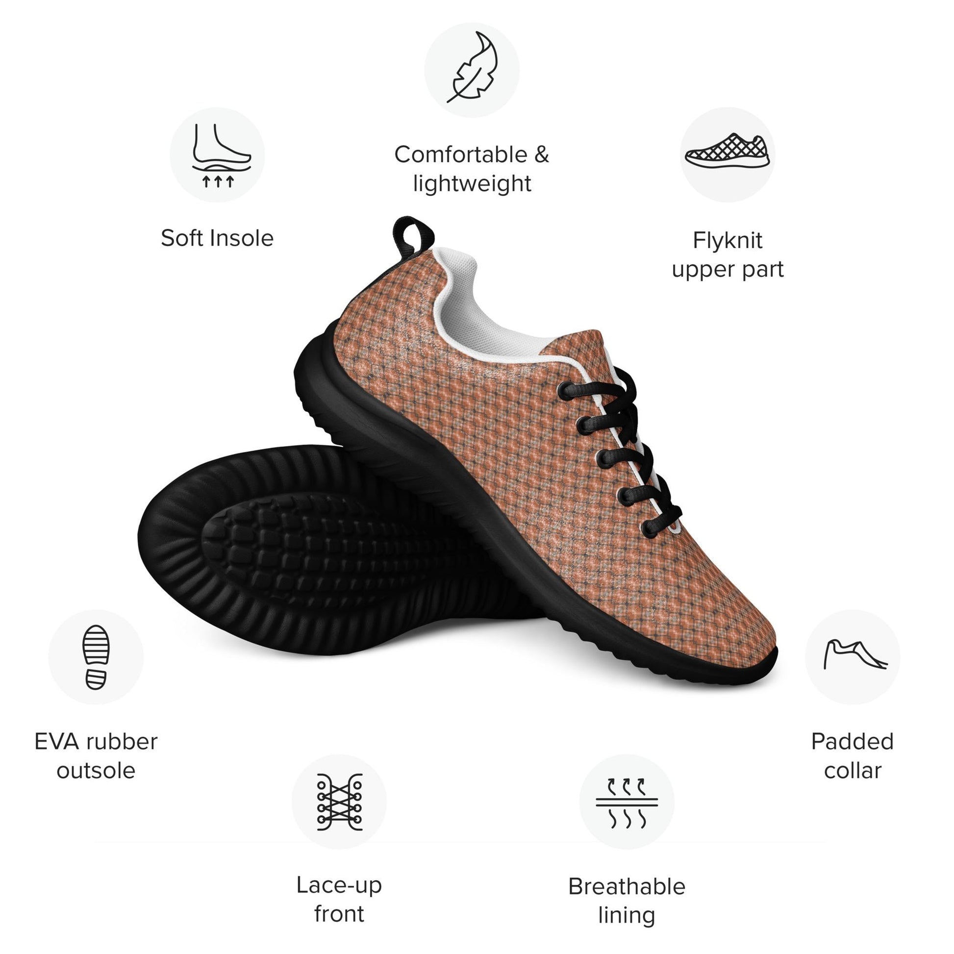 Men’s All-Over Print Athletic Fashion Shoes – Bold, Stylish, Comfortable for Sports, Training, & Everyday Wear