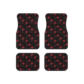 Elegant Gothic Car Mats - Set of 4, Unique Auto Accessories, Flooring for Holidays, Perfect for Car Lovers, Stylish Vehicle Decor