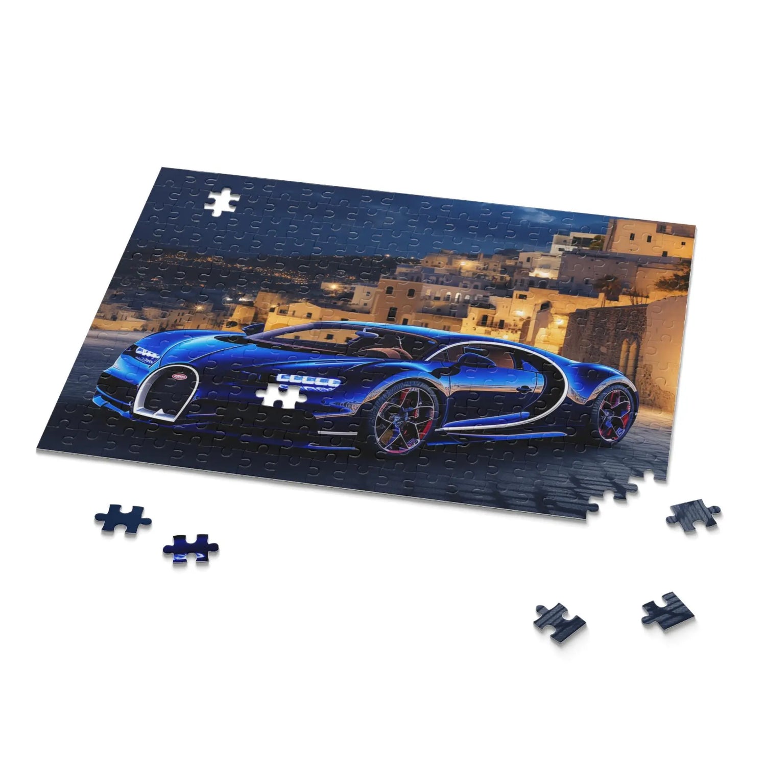 Luxury Sports Car Puzzle, Perfect Gift for Car Enthusiasts, Family Game Night, 120-500 Piece Jigsaw, Home Decor, Challenges & Fun, Bugatti The Aurora Touch