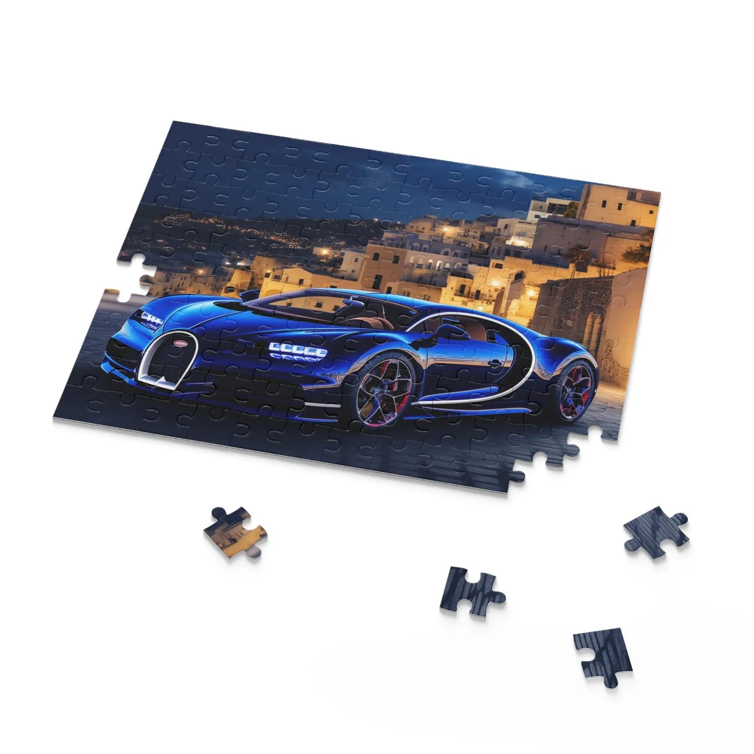 Luxury Sports Car Puzzle, Perfect Gift for Car Enthusiasts, Family Game Night, 120-500 Piece Jigsaw, Home Decor, Challenges & Fun, Bugatti The Aurora Touch