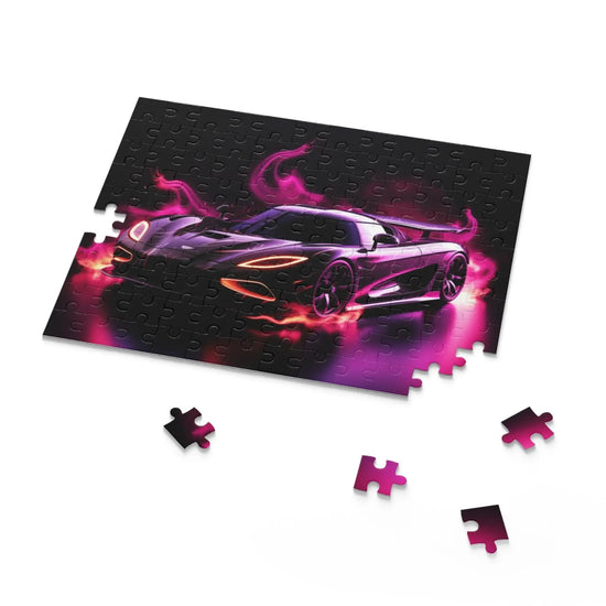 Sporty Car Puzzle - 120 to 500-Piece Jigsaw, Race Car Lover Gift, Family Game Night, Teen Boy Gift, Unique Home Decor The Aurora Touch