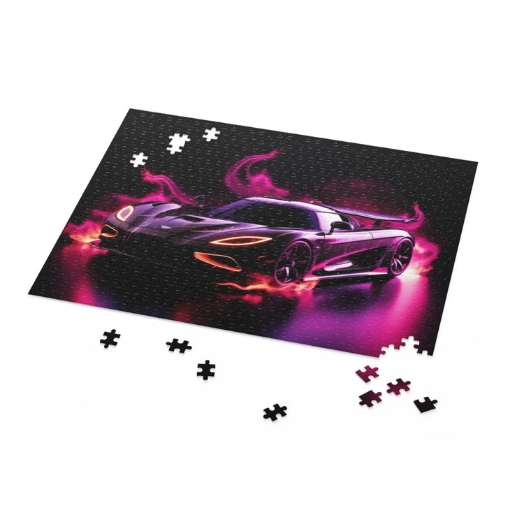 Sporty Car Puzzle - 120 to 500-Piece Jigsaw, Race Car Lover Gift, Family Game Night, Teen Boy Gift, Unique Home Decor The Aurora Touch