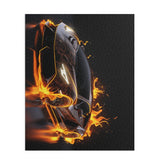 Flame-Infused Sports Car Puzzle | Perfect Gift for Car Lovers, 120-Piece, 252-Piece, 500-Piece, Family Fun, Racing Enthusiasts The Aurora Touch