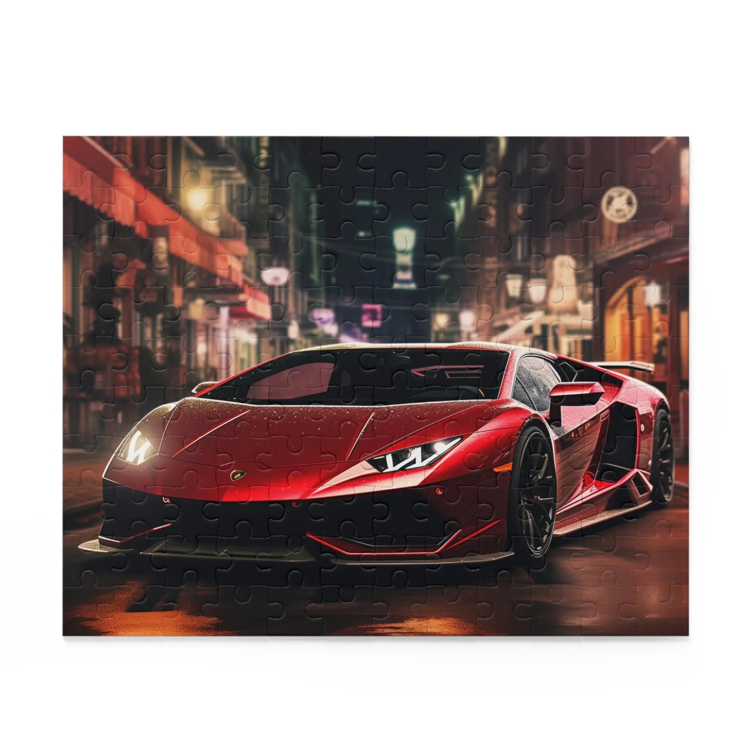 Lamborghini Puzzle (120, 252, 500-Piece) - Car Lover Gift, Automotive Decor, Family Game Night, Unique Wall Art, Birthday Present The Aurora Touch