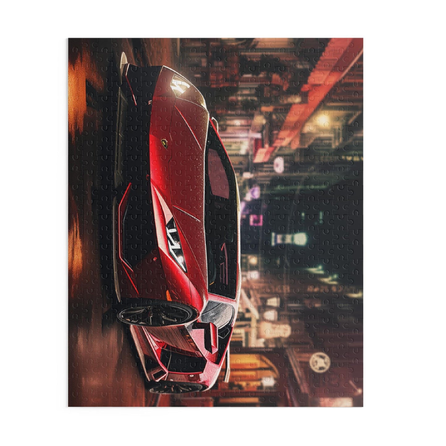Lamborghini Puzzle (120, 252, 500-Piece) - Car Lover Gift, Automotive Decor, Family Game Night, Unique Wall Art, Birthday Present