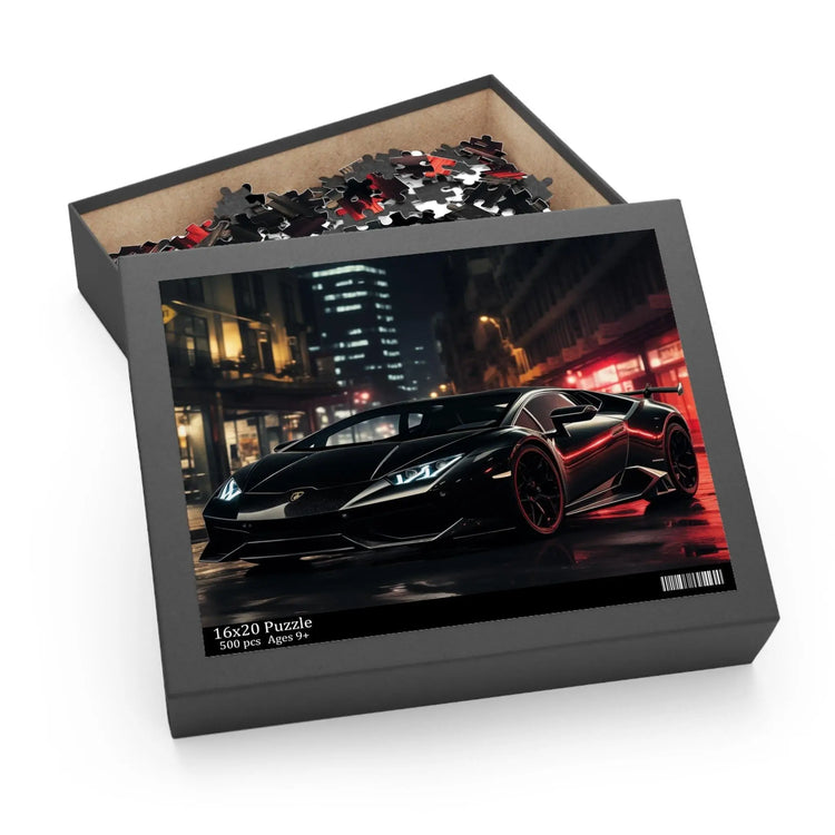 Luxury Sports Car Puzzle, Ideal Gift for Enthusiasts, 120-500 Piece Options, Perfect for Game Night, Auto Lovers, Home Decor, Lamborghini The Aurora Touch