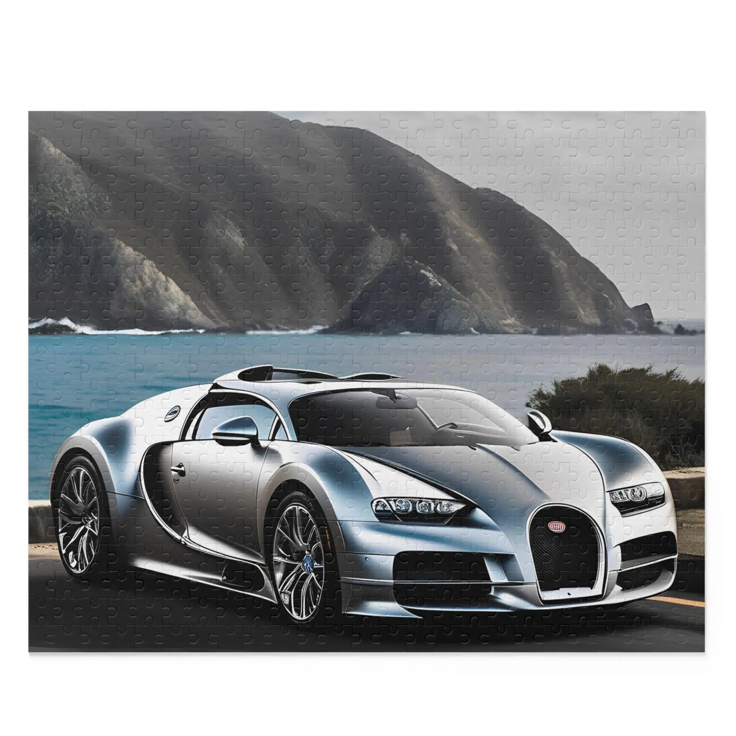 Luxury Car Puzzle, Stunning 3D Bugatti Jigsaw, Perfect Gift for Car Lovers, Family Game Night, Home Decor, 120, 252, 500-Piece The Aurora Touch